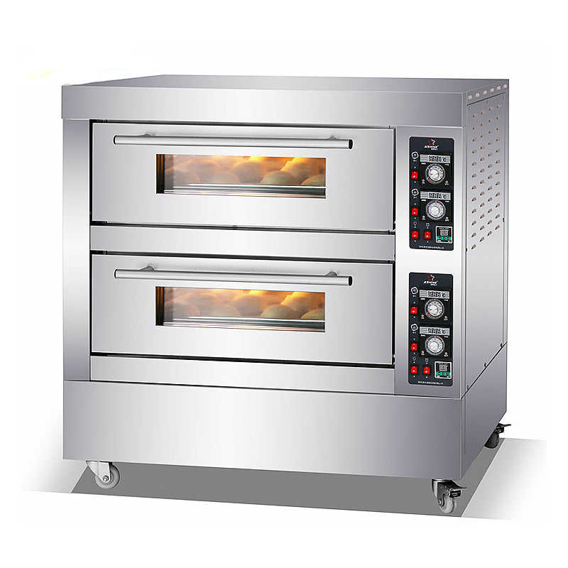 Double Deck Electric Oven - 4 Tray