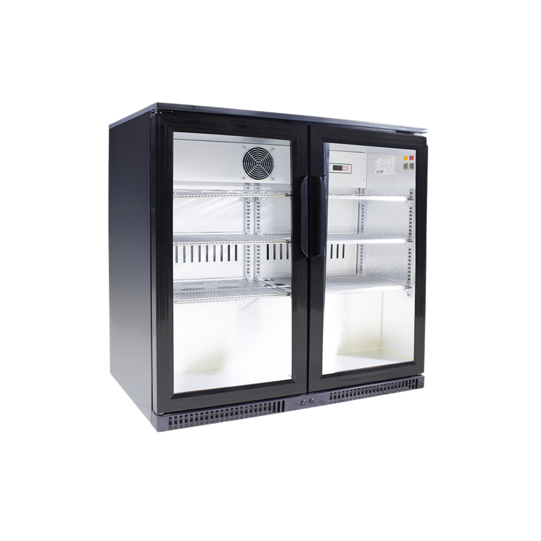 Double Swing Door Under Counter Beverage - 220L