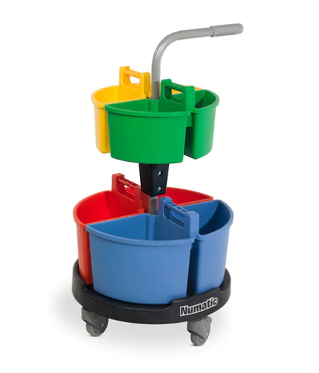 Numatic NC4R Carousel Janitorial Trolley