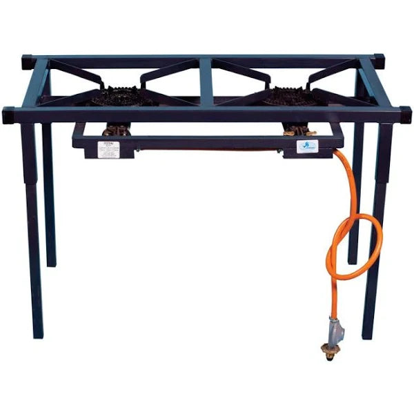 Boiling Table - 2 Burner Gas