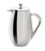 Regent Brazil Coffee Plunger Double Wall Stainless Steel - 8 cup -  1lt