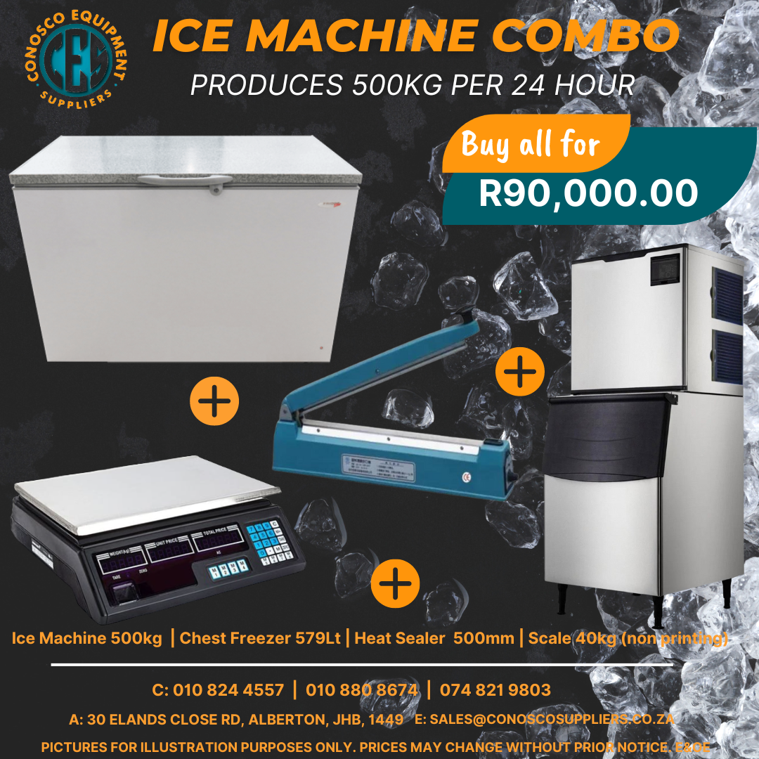 Ice Machine Combo - 500Kg/24hr