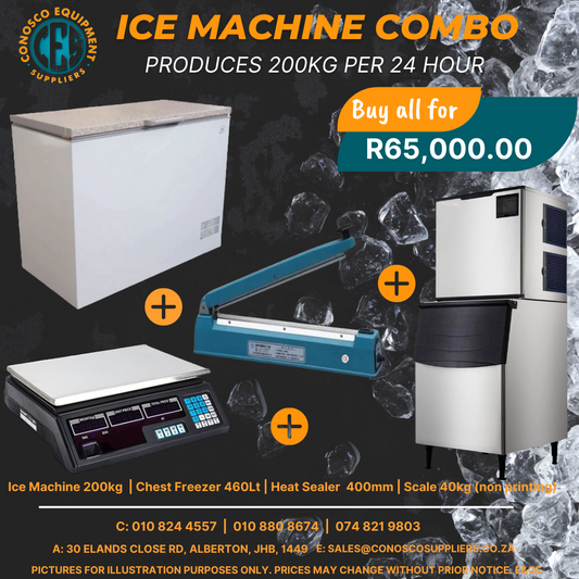 Ice Machine Combo - 200Kg/24hr