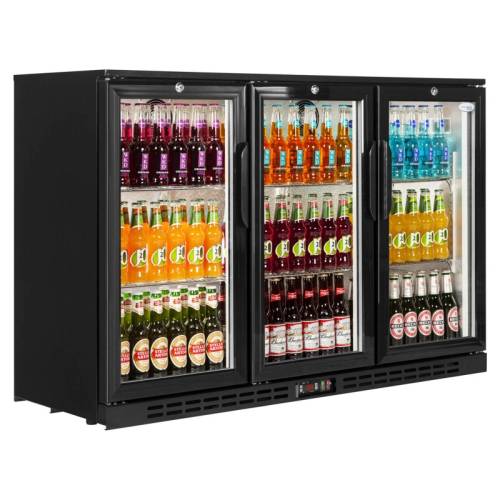 Back Bar Cooler - Triple Hinged Door