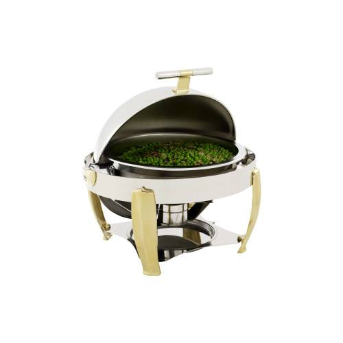 Chafing Dish Delux-Rolltop Round  - 6.8Lt