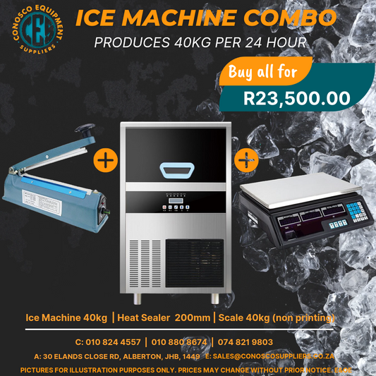 Ice Machine Combo - 40Kg/24hr