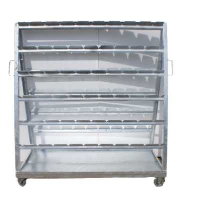 Chicken Drip & Cooling Trolley - Stainless Steel