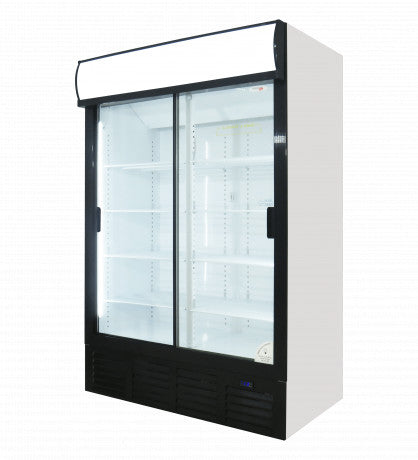 Beverage Cooler Sliding Door - 910Lt