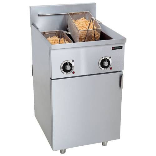 Fish Fryer - 2 x 10Lt - High Speed - 16.5Kw - Elec