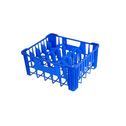 Glass Crate Large - 30 Glasses (Blue) 475 x 400 x 205mm - QUANTITY OF 5