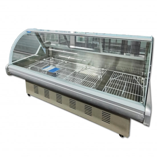 GCE Display Fridge Curved Glass - 2.5m