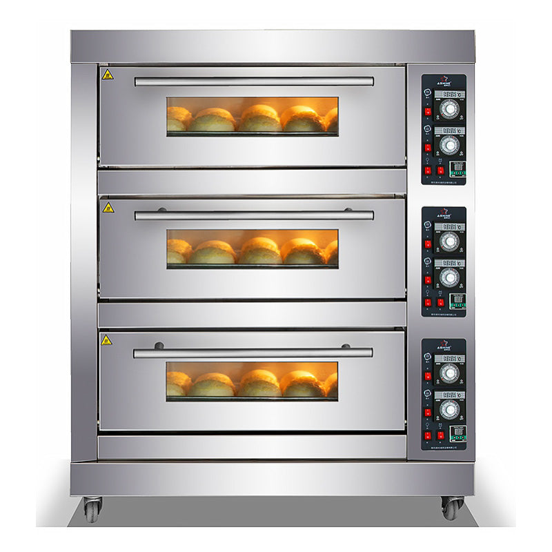 OMEGA Triple Deck Electric Oven - 6 Tray