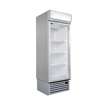 Upright Freezer Single Glass Door - Hinged - 422Lt