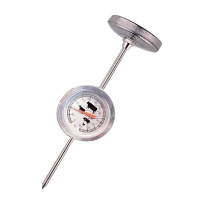 Thermometer Roasting Steel Stem - 140mm 0?C to 120?C - Cooking Thermometer