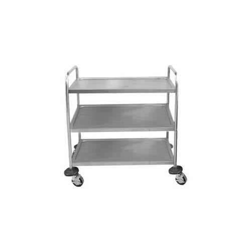 Tea Trolley S/Steel Global – 3 Shelf – 910 x 850 x 540mm