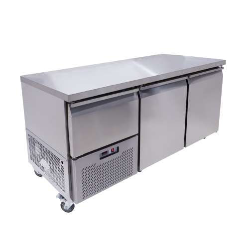 Under Bar Fridge - Two And Half Door – Solid Door – 750mm