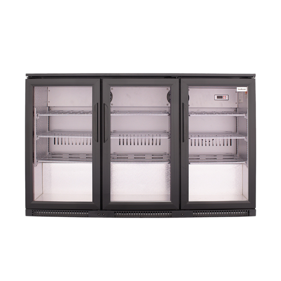 Triple Swing Door Under Counter Beverage Cooler - 300L