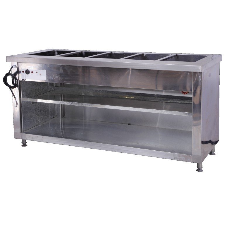 5 Division Bain Marie Floor Model - No Doors