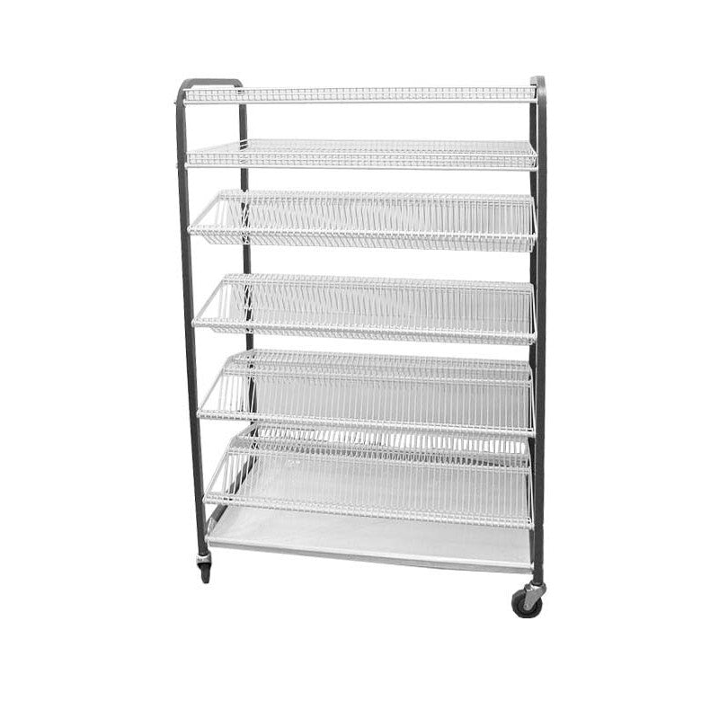 Crockery Rack Mobile 300 Piece Free Standing  (1130 x 600 x 950mm)