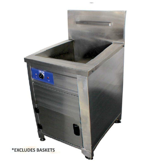 Dekuxe Fryer 380V  - Floor Standing - 1X20 Liter Fryer (12Kw Per Pan)