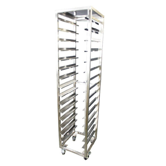 Gastronorm 15 Tray Trolley S/Steel On Castors