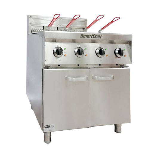 SMARTCHEF Electric Fryer - 4 x 15 Litre (Floor Standing)