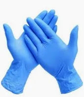 Blue Nitrile Gloves (Box of 100)