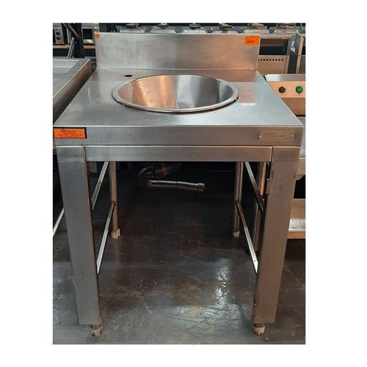 Stainless Steel Table 600mmm + Prep Bowl Sink