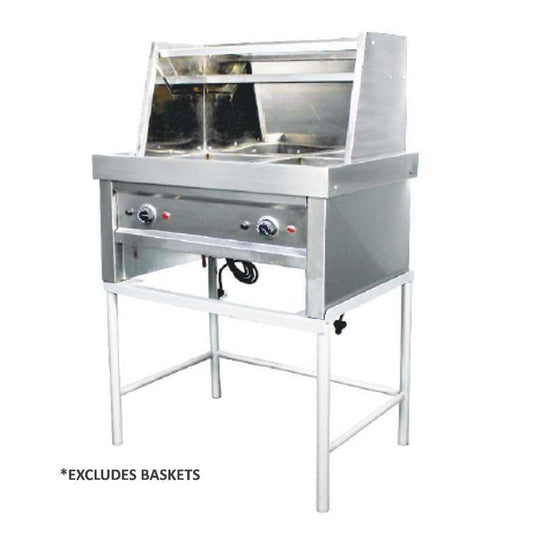 Spaza Fryer - Floor Standing - 2 x 10lt