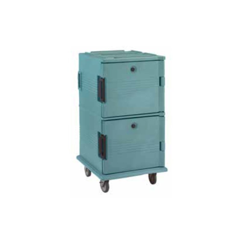 UPC Front Loader (Slate Blue) - 2 Compartment With Wheels - 720(W) x 820(D) x 1350(H)mm