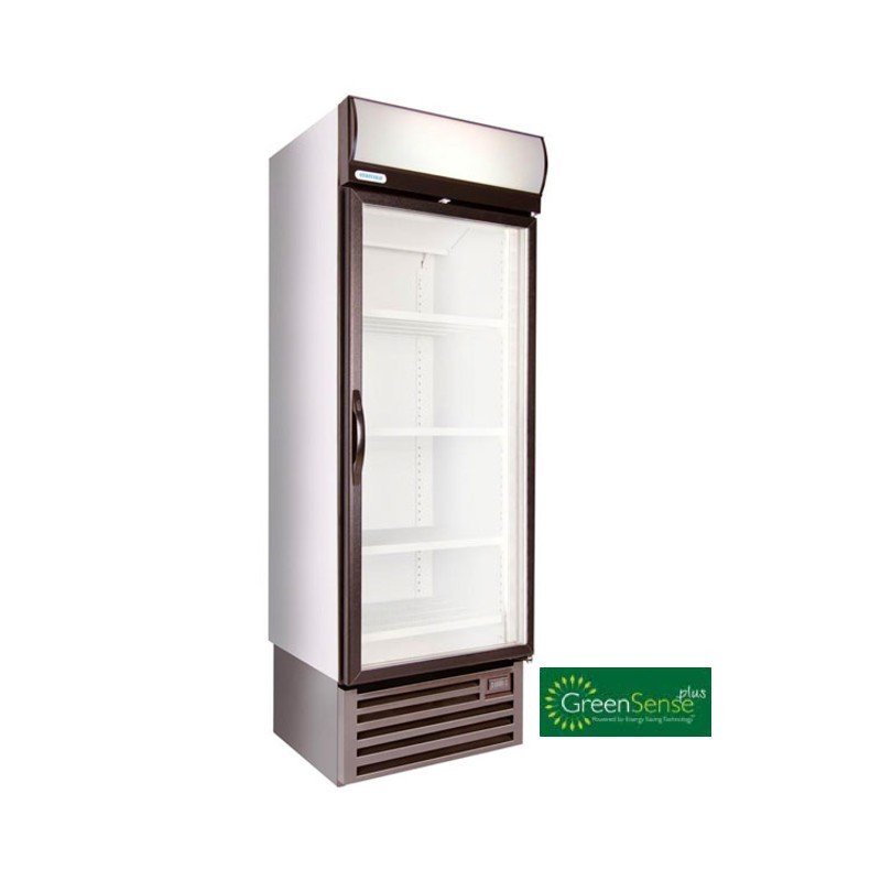 Upright Freezer Single Glass Door - Hinged - 422Lt