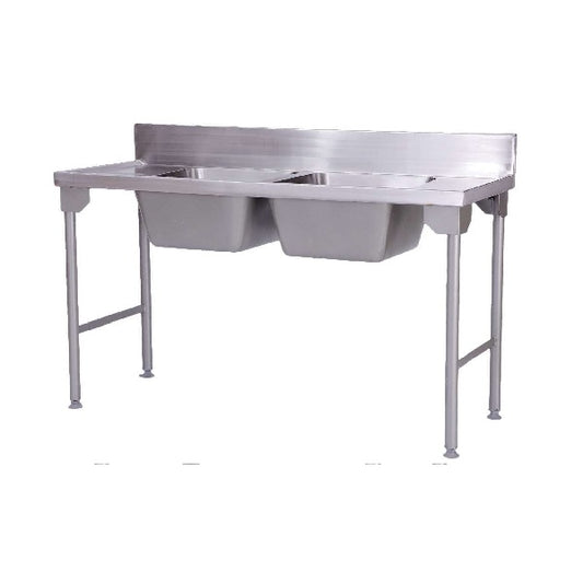 Double Bowl Prep Sink - 1700mm