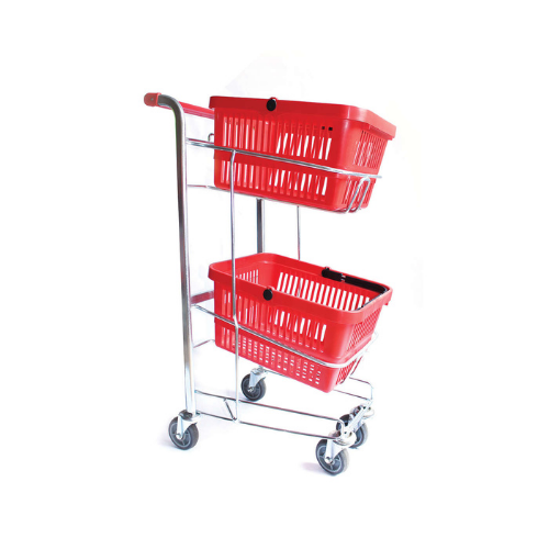 Shopping Trolley 2 Tier - Baskets Excluded