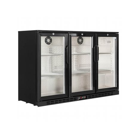 GCE Back Bar Cooler - 3 Door Hinged - 1200mm