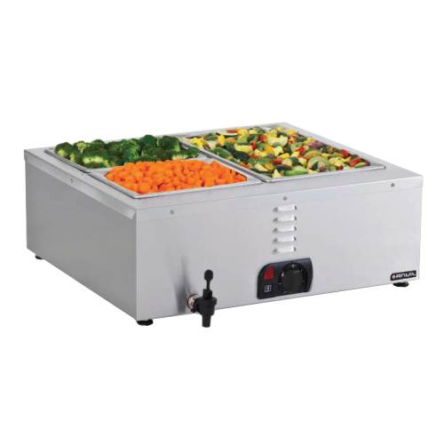 Anvil - Tabletop Bain Marie- 2 Division