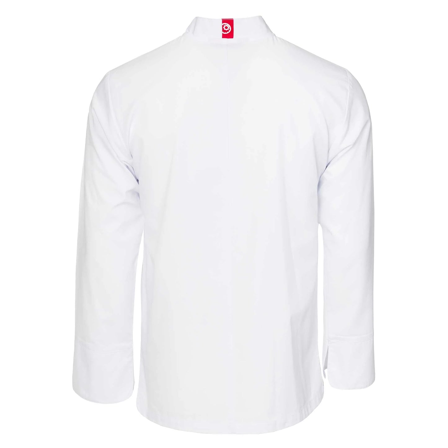 Long Sleeve Double-Breasted Chef Jacket (WHITE)