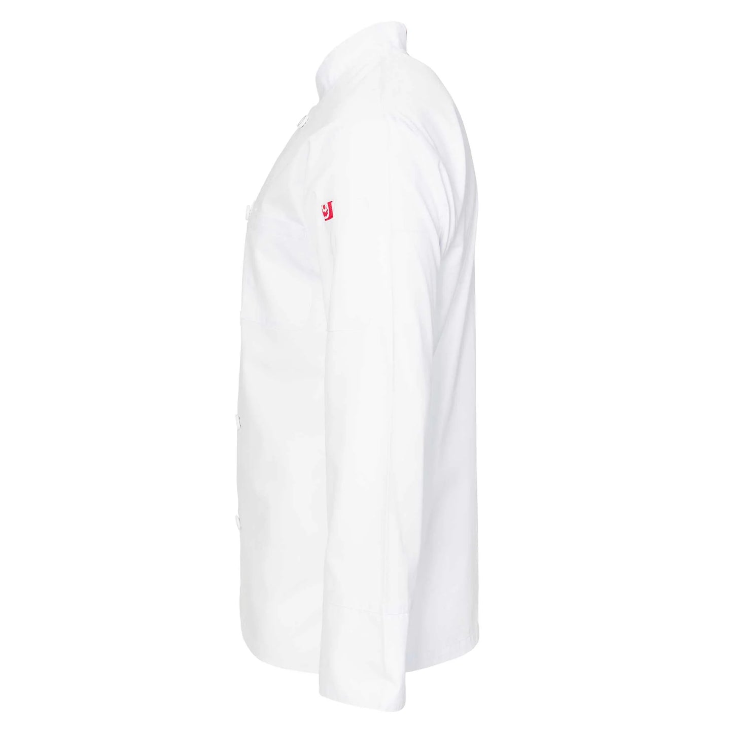 Long Sleeve Double-Breasted Chef Jacket (WHITE)