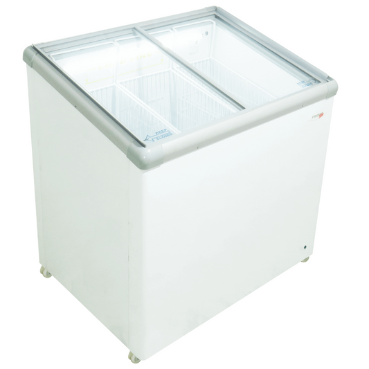 Glass Top Ice Cream Freezer 193 Lt