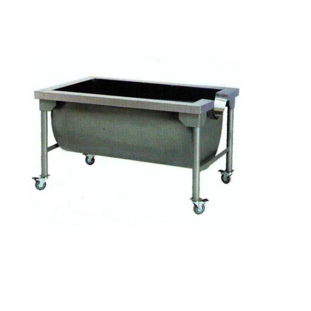 Mobile Meat Trough S/Steel Frame - 1160 x 760 x 700mm