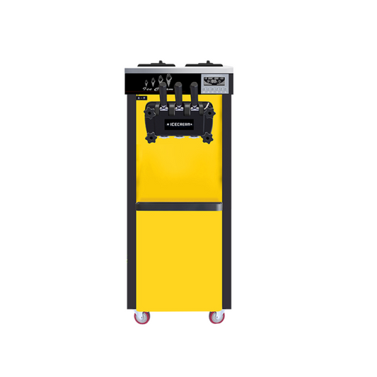 Gelato Ice Cream Machine Floor Model - Yellow