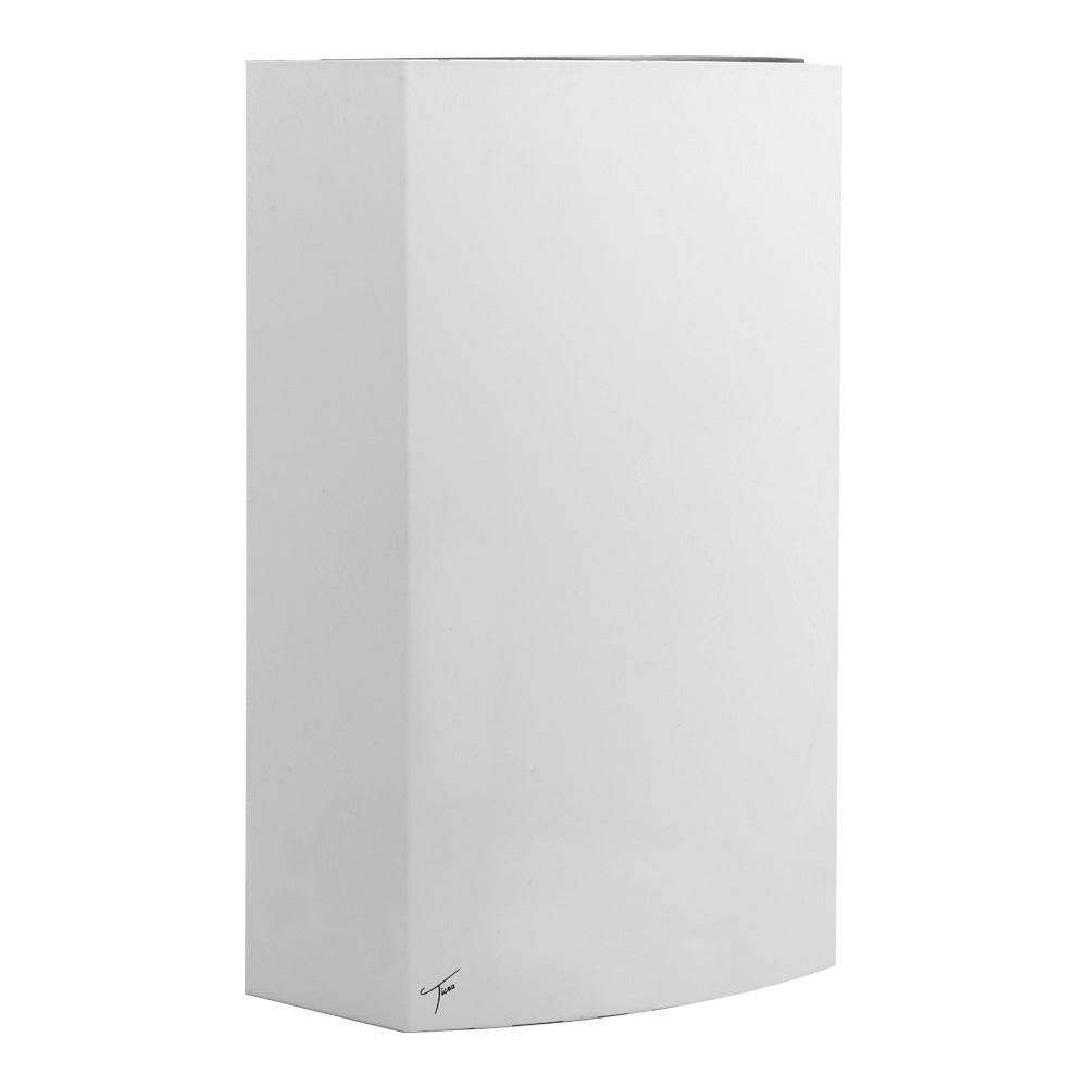 White Mild Steel Wall Bin