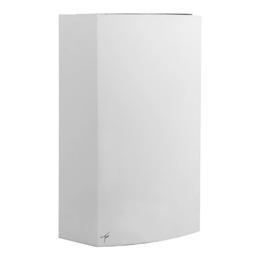 White Mild Steel Wall Bin