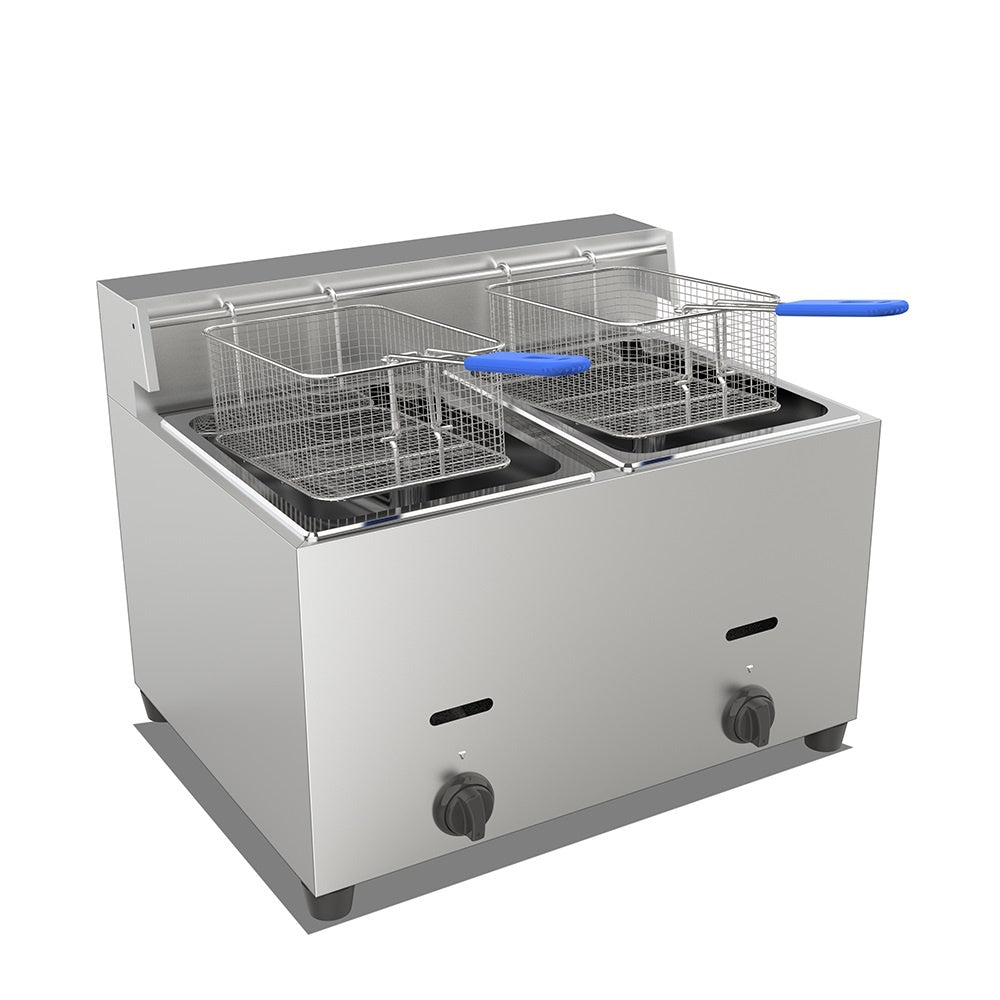 Gas Fryer - Double Pan